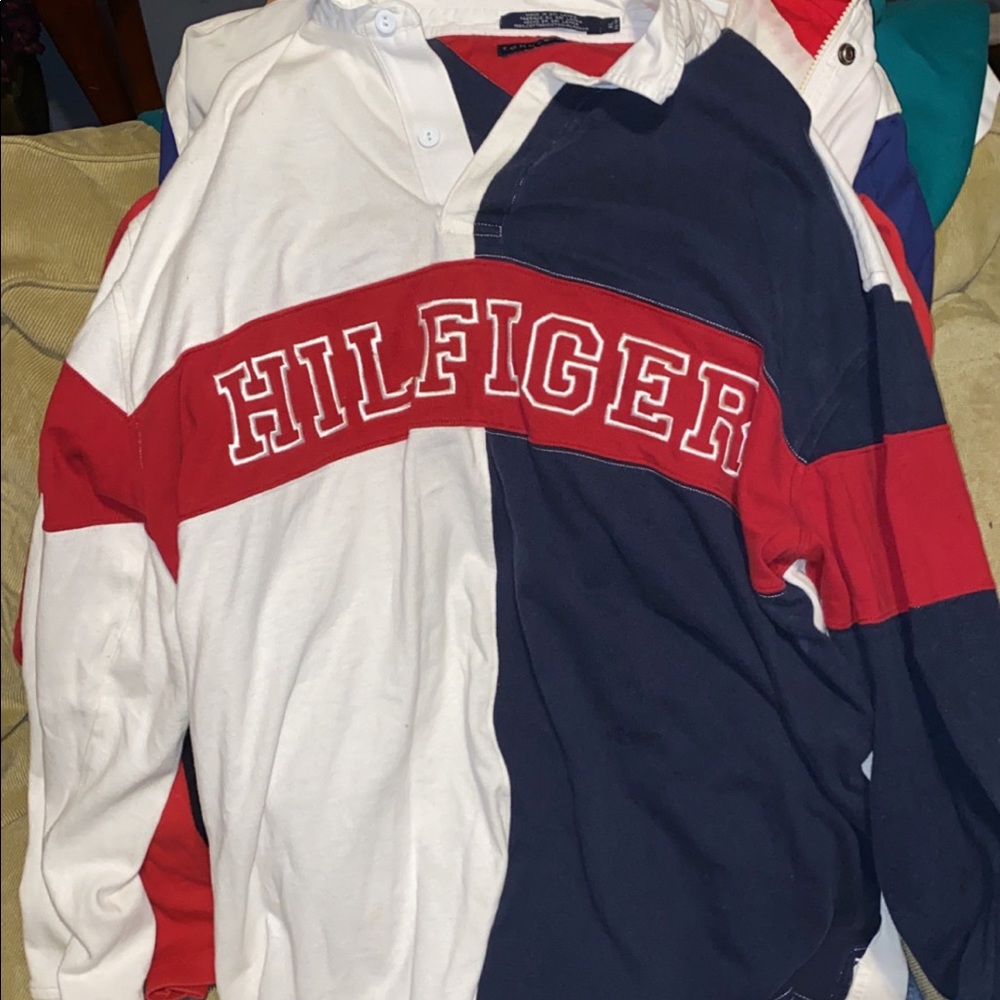 90s collared Tommy Hilfiger long sleeve